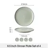Teller set 4stück Ø21,8 cm Dessertteller Speiseteller Produktbild-Vorschau 2