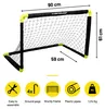 DUNLOP Skladacia futbalová bránka 90x59x61 cm Náhľad obrázku produktu 11