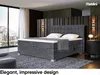 MEBLINI Boxspringbett Elektrisch Verstellbar - Gepolstert Produktbild-Vorschau 3