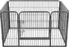 FEANDREA Außengehege für Haustiere, Welpenauslauf, 122 x 80 Produktbild-Vorschau 2