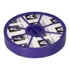 A round purple and white HEPA filter for a vacuum cleaner. Produktbild-Vorschau