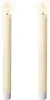 Bougies LED avec minuterie 24cm cire Set de 2 Crème / Blanc Voir les images du produit 2