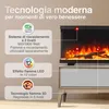 KAMINIO Camino elettrico LEA - Caminetto 3-in-1 con vista Anteprima dell’immagine prodotto 3