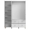 Drehtürenschrank Kleiderschrank Schrank Produktbild-Vorschau 4