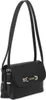 A black Guess shoulder bag is shown from a side angle against a white background. Voir les images du produit