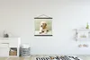 MuchoWow® Textilposter Golden Retriever Welpe auf dem Sofa Produktbild-Vorschau 2