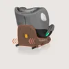 A rear view of a child car seat with arrows indicating movement or installation. Produktbild-Vorschau
