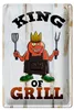 Blechschild Hinweis 20x30cm King of Grill Produktbild-Vorschau 1