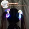 8 Stück Leuchtende Haargummis, LED Haarbänder mit 3 Licht Produktbild-Vorschau 3