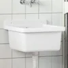 Vidaxx Wandwaschbecken 40x40x24 cm Harz weiß Produktbild-Vorschau 1
