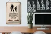Blechschild Spruch 20x30cm Zombies Parking only all others Produktbild-Vorschau 5