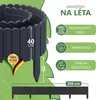 Šedý dřevěný zahradní plot 200 x 40 cm – Flexibilní Náhled obrázku produktu 4