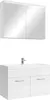 Badplaats Badmöbel Komplettset Paso 02 80 x 40 cm Weiß Produktbild-Vorschau 1