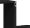 vidaXL Nástenné police 2 ks čierne 100x15x20 cm Drevený Náhľad obrázku produktu 7
