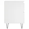 vidaXL Nachttisch Weiß 40x35x50 cm Holzwerkstoff Produktbild-Vorschau 7