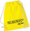 Huuraa Turnbeutel Philadelphia my love 12 Liter Yellow Produktbild-Vorschau 1