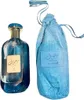 A perfume bottle and its accompanying pouch are displayed against a white background. Produktbild-Vorschau