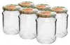 Skleněné zavařovací sklenice se šroubovacím uzávěrem 250 ml Náhled obrázku produktu 1