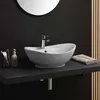 Aufsatzwaschbecken aus Keramik, ovale Form und weiße Farbe Produktbild-Vorschau 7