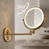 Zrcadlo Rea Glow Led Zlatý Náhled obrázku produktu 4