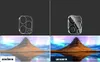 Comparison of two camera lens protectors, with images of a mountain landscape below. Produktbild-Vorschau