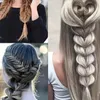 Collage of four different hairstyles featuring braids. Anteprima dell’immagine prodotto