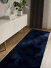 benuta Basic Kunstfaser Fellteppich Furry - Dunkelblau Produktbild-Vorschau 2