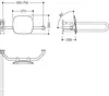 HEWI 801.51.9273R 95 Rückenstütze Fb 90, WA 230mm,rechts Produktbild-Vorschau 2