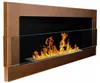 Cheminée bioéthanol Nice-House 900x400mm brun avec verre. Voir les images du produit 1