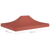 vidaXL Tetto della tenda per feste 4x3 m rosso terracotta Anteprima dell’immagine prodotto 11