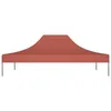vidaXL Tetto della tenda per feste 4x3 m rosso terracotta Anteprima dell’immagine prodotto 10