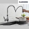 KLARWERK® NAVIS | Edelstahl ausziehbare Küchenarmatur Chrom Produktbild-Vorschau 4