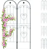 Relaxdays Rankgitter 2er Set, Metall, 180 x 50 cm, Produktbild-Vorschau 1