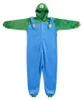 Onesie Kigurumi pigiama Super Mario Luigi costume Anteprima dell’immagine prodotto 3