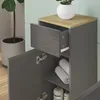 Meuble middle Vicco Livia Anthracite 30x80cm avec tiroir, Voir les images du produit 4