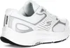 Skechers Sneakers 128606-WSL in White Leather/Silver Trim Náhled obrázku produktu 5