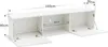Mondeer Lowboard Armoire TV Pied de TV LED avec 16 couleurs Voir les images du produit 8