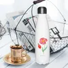 Mr. & Mrs. Panda Thermos Blume Hagebutte - Weiß - Geschenk, Produktbild-Vorschau 2