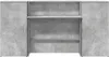 vidaXL Comptoir de réception gris béton 200x50x103,5 cm Voir les images du produit 5