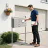 System skrzynek na listy Wiltec 8 stal nierdzewna 945 x 270 Podgląd zdjęcia produktu 14