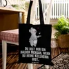 Mr. & Mrs. Panda Tote Bag Kellnerin Herz - Schwarz - Produktbild-Vorschau 2