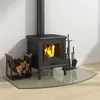 vidaXL Feuerstelle Glasplatte Transparent 100 x 60 cm Glas Produktbild-Vorschau 3