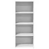 vidaXL Highboard White 50x41x124 cm Materiál na bázi dřeva Náhled obrázku produktu 4