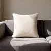 Dekokissen 40x40cm ohne Füllung Weiß PLÜSCH Bär Schlicht Kunstfell Sofakissen, Ansicht 2 Produktbild-Vorschau