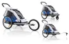 XLC Fahrrad Kinder Anhänger Einsitzer - blau grau Produktbild-Vorschau 1