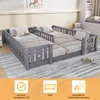 INONEFT Bodembed 180x200 cm voor 2 kinderen, kinderbed van Productafbeelding-voorbeeld 3