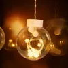 Lampki świąteczne kurtyna świetlna kule bombki led girlanda Podgląd zdjęcia produktu 3