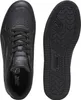 A top-down view of a pair of black Puma sneakers, with one shoe shown from the top and the other from the sole. Podgląd zdjęcia produktu