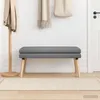 Banc double vidaXL, gris foncé, 110 x 40 x 47 cm, tissu Voir les images du produit 2