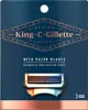Lamette da barba King C. Gillette Neck - 3 ricariche Anteprima dell’immagine prodotto 2